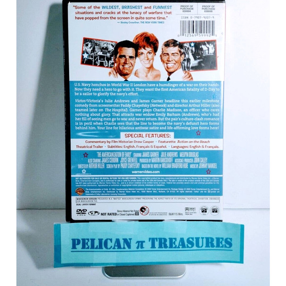The Americanization of Emily (DVD, 2005) *Hard to find* James Garner (1964) - Picture 2 of 3